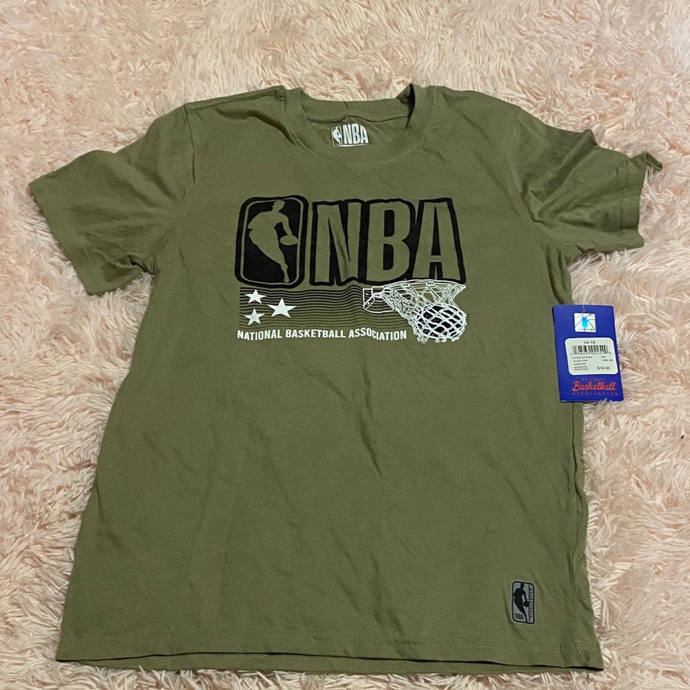 NBA Khaki Green Graphic Tee